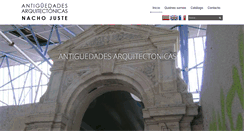 Desktop Screenshot of antiguedadesarquitectonicas.com